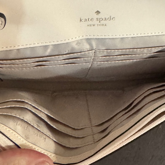 Kate Spade Pale Pink Crossbody with Red Floral Print - Picture 5 of 7